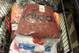 A quantity of as new Adidas sportswear.