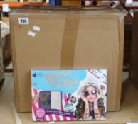 A quantity of boxed as new Purple Ladybug novelty Glitter Tattoo craft kits (Approximately 35).