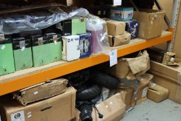 A large quantity of miscellaneous automobile parts, accessories and related items to include boxed