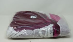 An as new NRBY May velvet jacket in pink (L - RRP £250).