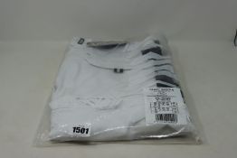 Five pairs of as new Dassy Seattle work trousers (Assorted sizes - RRP £48 each).