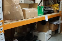 A quantity of miscellaneous car parts and related items (approximately 12 items).