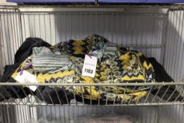 Two women's as new Brora cashmere cardigans with shawl collar (UK 8-10, 12-14), cashmere scarf,