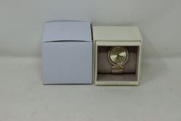 A ladies as new Michael Kors Darci watch in gold (MK3191).