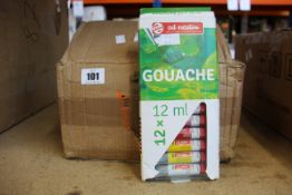A quantity of as Talens Gouache sets (12 x 12ml), watercolour Sets 12 x 12ml and watercolour
