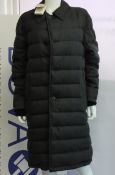 An as new Burberry Woodgate coat in dark grey (Size 54 - RRP £599).