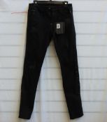 A pair of as new Philipp Plein Slim Fit Skull jeans (Size 30 - RRP £374).