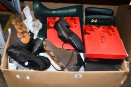 A quantity of as new footwear to include Geox, Ecco, Red or Dead, SuperGa, Pleaser, Regarde Le Criel