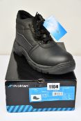 Four pairs of as new ProMan PM100 work boots (3 x UK 7, 1 x UK 12).