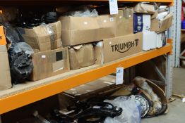 A large quantity of miscellaneous car parts and related items.
