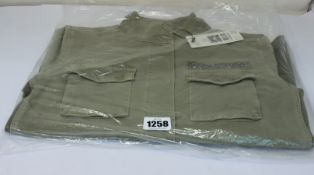 A women's as new Oui army green jacket (Size 36 - RRP £209).