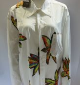 An as new Botter Caribe printed shirt in white (Size 48 - RRP £413).