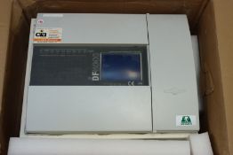 A pre-owned Menvier DF6000 analogue addressable fire panel.