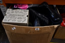 A quantity of as new footwear to include Crocs, Schuh, Geox, Blowfish, Hobo, Tretorn, Joules,