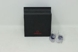 A pair of as new Omega cufflinks (RRP £220).