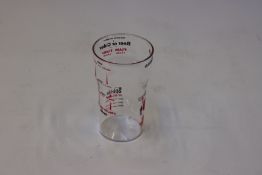 A large quantity of Drinkaware alcohol unit measuring cups (Approximately 250 items).