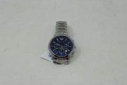 A men's as new Emporio Armani AR0431 classic black watch (No box included).