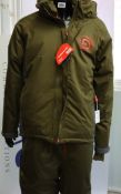 An as new Trakker Core 3 Piece Winter Suit for fishing/outdoor use (M).