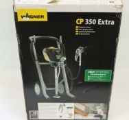 A boxed as new Wagner ControlPro 350 Extra airless paint spraying system.