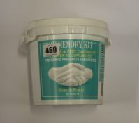 Eleven as new Niimo baby & family 3D hands/feet casting kits for precious memories.