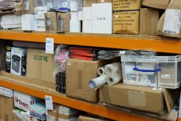 A large quantity of assorted stationary items to include packing boxes, greetings cards, paper, note