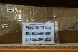 A boxed inflatable mat (500 x 200 x 20cm).