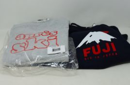 Five assorted as new French Disorder sweatshirts (2 x S, 1 x M , 2 x L - RRP £70 each).
