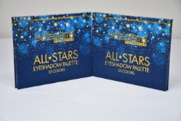 Six boxed as new Bellapierre Cosmetics All Stars Eyeshadow Palettes (35 colours).
