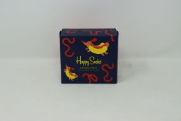 Fifteen packs of Happy Socks Hot Dog Gift Sets (2 pairs per box - RRP £20 each).