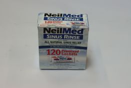 Forty eight boxes of NeilMed Sinus Relief (120 Premixed Sachets per box).