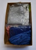 Eight items of as new Superdry clothing; three Orange Label hoodies (UK 12, 14, 16), three pairs