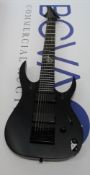 A boxed as new Solar SL electric guitar in carbon black matte (Model: A1.7AC).