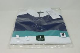 Two as new Golfino Tech 1/2 zip midlayer golf tops (Both UK 38/unisex M - RRP £90 each).