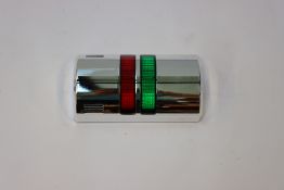 A quantity of Auer Signal lights to include Auer signal half dome 90, Auer signal strobe beacon