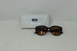 A pair of as new Michael Kors MK2045 Jan women's black square sunglasses.