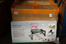 Ten boxed as new Multifunctional laptop tables.