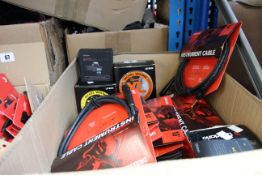 Various as new D'Addario instrument accessories - guitar strings (EXL125 - 40 sets and EXL140 - 10