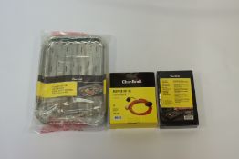 Six boxed as new Char-Broil cast iron smoker boxes, six as new Char-Broil adapter kits UK and 60