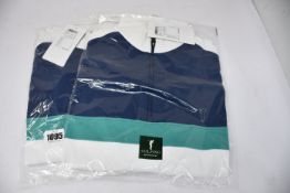 Two as new Golfino Tech 1/2 zip midlayer golf tops (Both UK 38/unisex M - RRP £90 each).