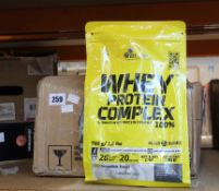 Olimp Sport Nutrition Supplemnts - Whey Protein Complex (2270g x 3, 700g x 1) and Dextrex Juice (