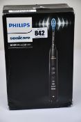 A boxed as new Phillips Sonicare 9000 diamond clean (Some damage to box).