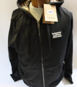 An as new Burberry hoodie in black (M).