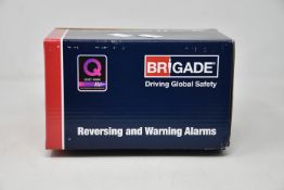 A boxed as new Brigade SA-BBS-107 A1400 White Sound Reversing Alarm (12-24Vdc - 87-107dB(A)).
