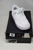A pair of women's as new Nike Air Force 1 Shadow trainers (UK 4.5).
