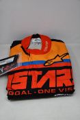 An as new AlpineStars KMX-9 V2 Graphic 2 kart suit (EU 56 - RRP £230).