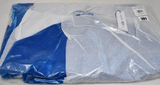 An as new NRBY Maddie velvet shirt dress with belt in turquoise (S - RRP £250).