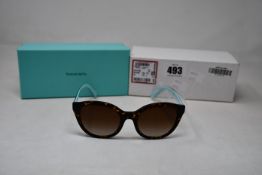 A pair of ladies boxed as new Tiffany & Co. Sunglasses (TF4164 80153B 52).