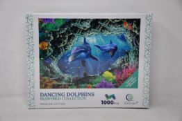 Twelve boxed as new 3DiSmart Dancing Dolphins - 1000pc Jigsaw Puzzles.