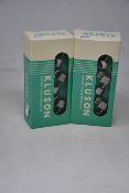 Three sets of boxed as new Kluson M3JGN replacement guitar tuners (Single Line Junior 3+3 Nickel).