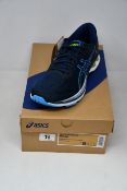 A pair of as new Asics Gel-Kayano 27 trainers (UK 8.5).